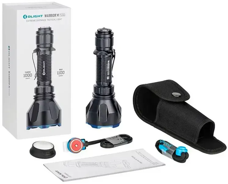 Ліхтар Olight Warrior X Turbo Black 0.0000.0245 фото